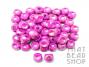 Acrylic Dimpled Cubes - Opaque Bright Purple Rainbow 12mm